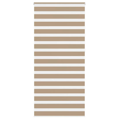 Doppelrollo Sandbraun 110x230 cm Stoffbreite 105,9 cm Polyester