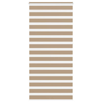 Doppelrollo Sandbraun 115x230 cm Stoffbreite 110,9 cm Polyester