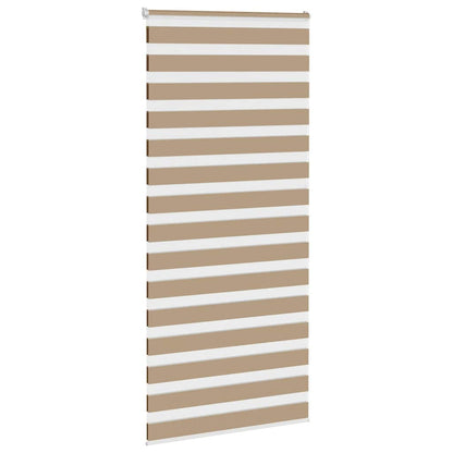 Doppelrollo Sandbraun 115x230 cm Stoffbreite 110,9 cm Polyester