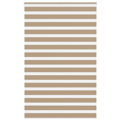 Doppelrollo Sandbraun 150x230 cm Stoffbreite 145,9 cm Polyester