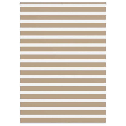 Doppelrollo Sandbraun 155x230 cm Stoffbreite 150,9 cm Polyester