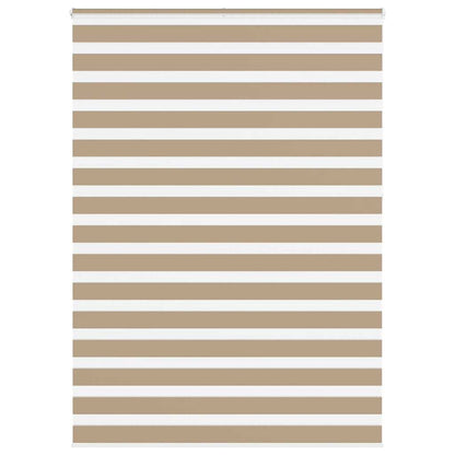 Doppelrollo Sandbraun 160x230 cm Stoffbreite 155,9 cm Polyester