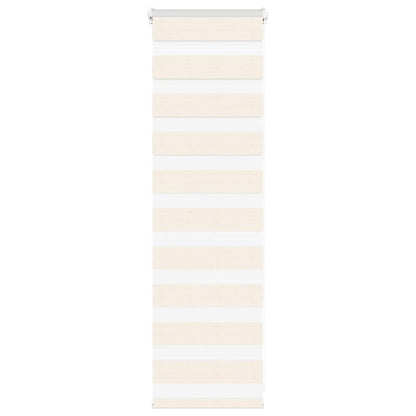 Doppelrollo Marmorbeige 45x100 cm Stoffbreite 40,9 cm Polyester
