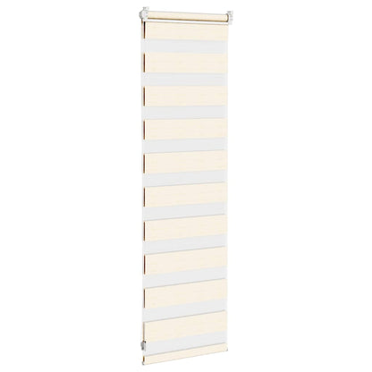 Doppelrollo Marmorbeige 45x100 cm Stoffbreite 40,9 cm Polyester