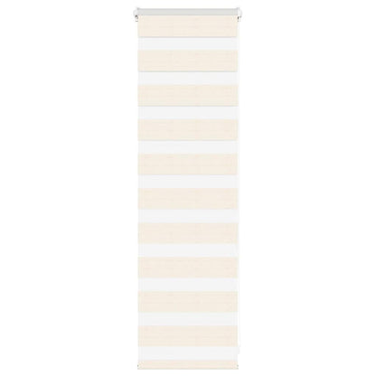 Doppelrollo Marmorbeige 50x100 cm Stoffbreite 45,9 cm Polyester