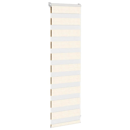 Doppelrollo Marmorbeige 50x100 cm Stoffbreite 45,9 cm Polyester