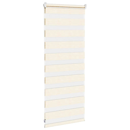 Doppelrollo Marmorbeige 55x100 cm Stoffbreite 50,9 cm Polyester