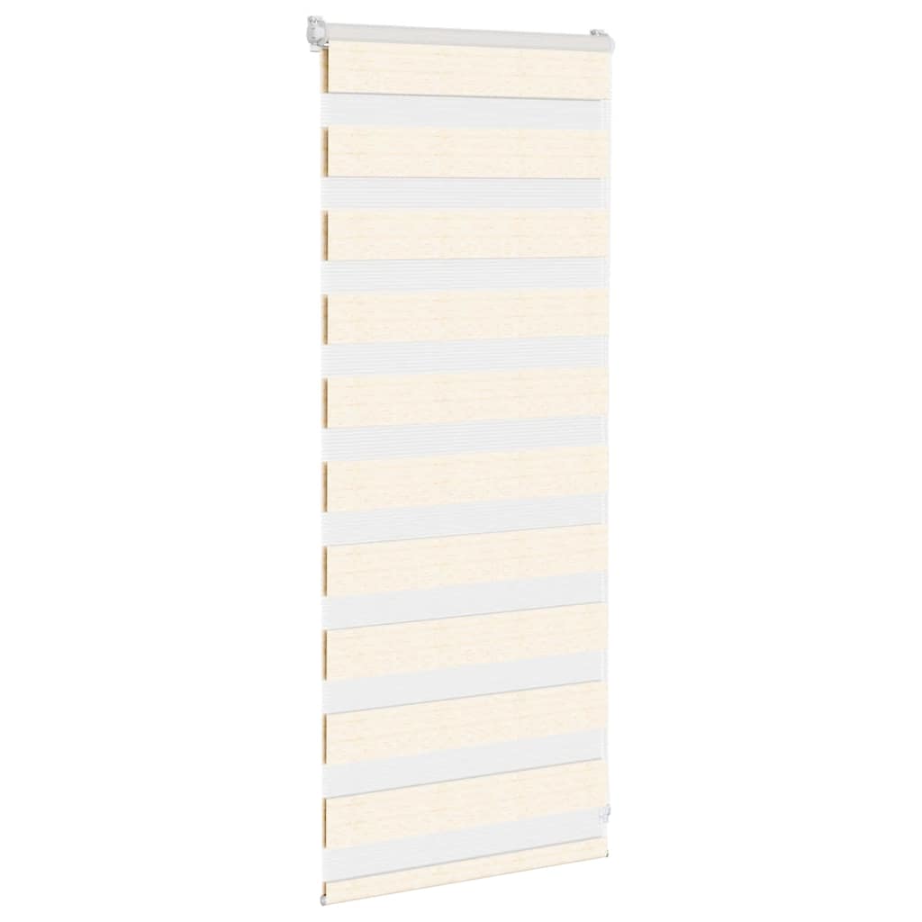 Doppelrollo Marmorbeige 60x100 cm Stoffbreite 55,9 cm Polyester