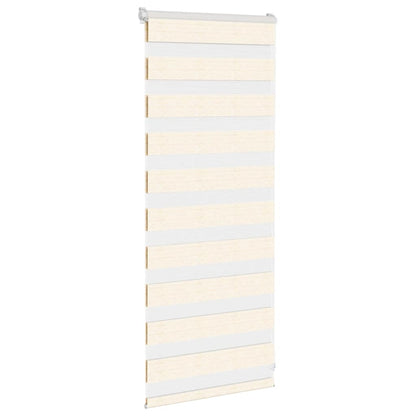 Doppelrollo Marmorbeige 60x100 cm Stoffbreite 55,9 cm Polyester