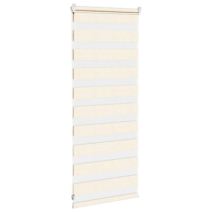 Doppelrollo Marmorbeige 60x100 cm Stoffbreite 55,9 cm Polyester