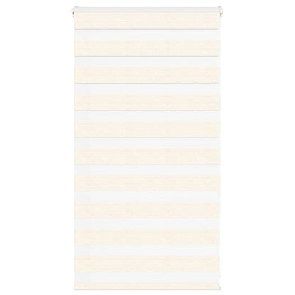 Doppelrollo Marmorbeige 85x100 cm Stoffbreite 80,9 cm Polyester
