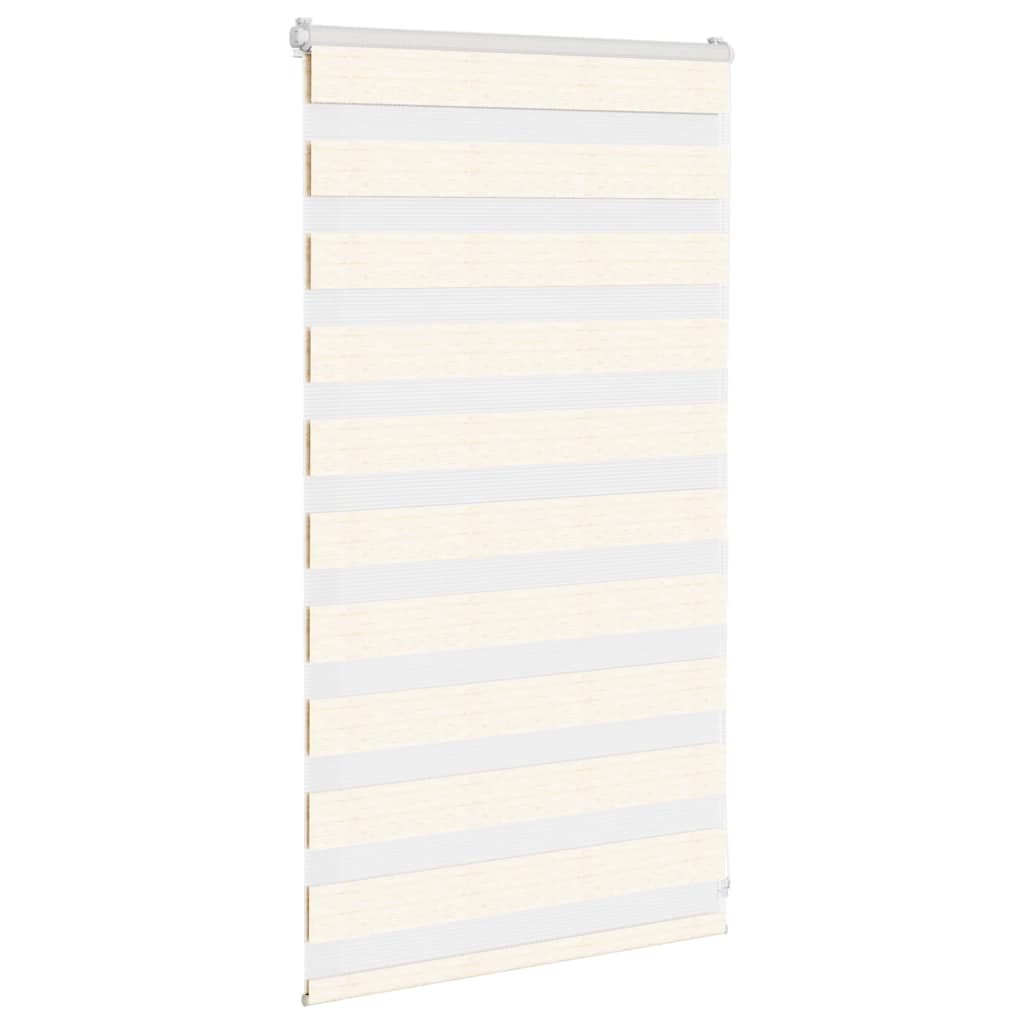 Doppelrollo Marmorbeige 85x100 cm Stoffbreite 80,9 cm Polyester