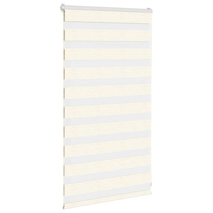 Doppelrollo Marmorbeige 85x100 cm Stoffbreite 80,9 cm Polyester