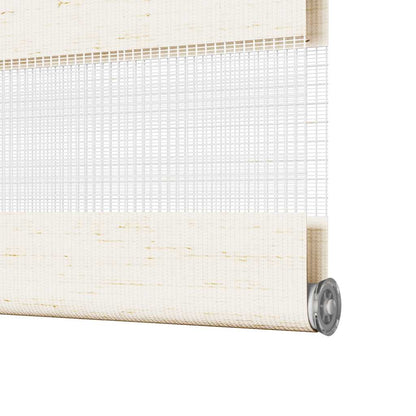 Doppelrollo Marmorbeige 125x100cm Stoffbreite 120,9 cm Polyester