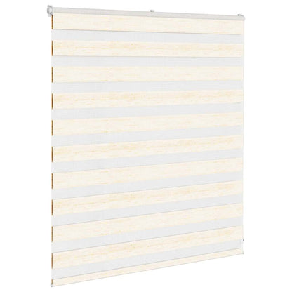 Doppelrollo Marmorbeige 125x100cm Stoffbreite 120,9 cm Polyester
