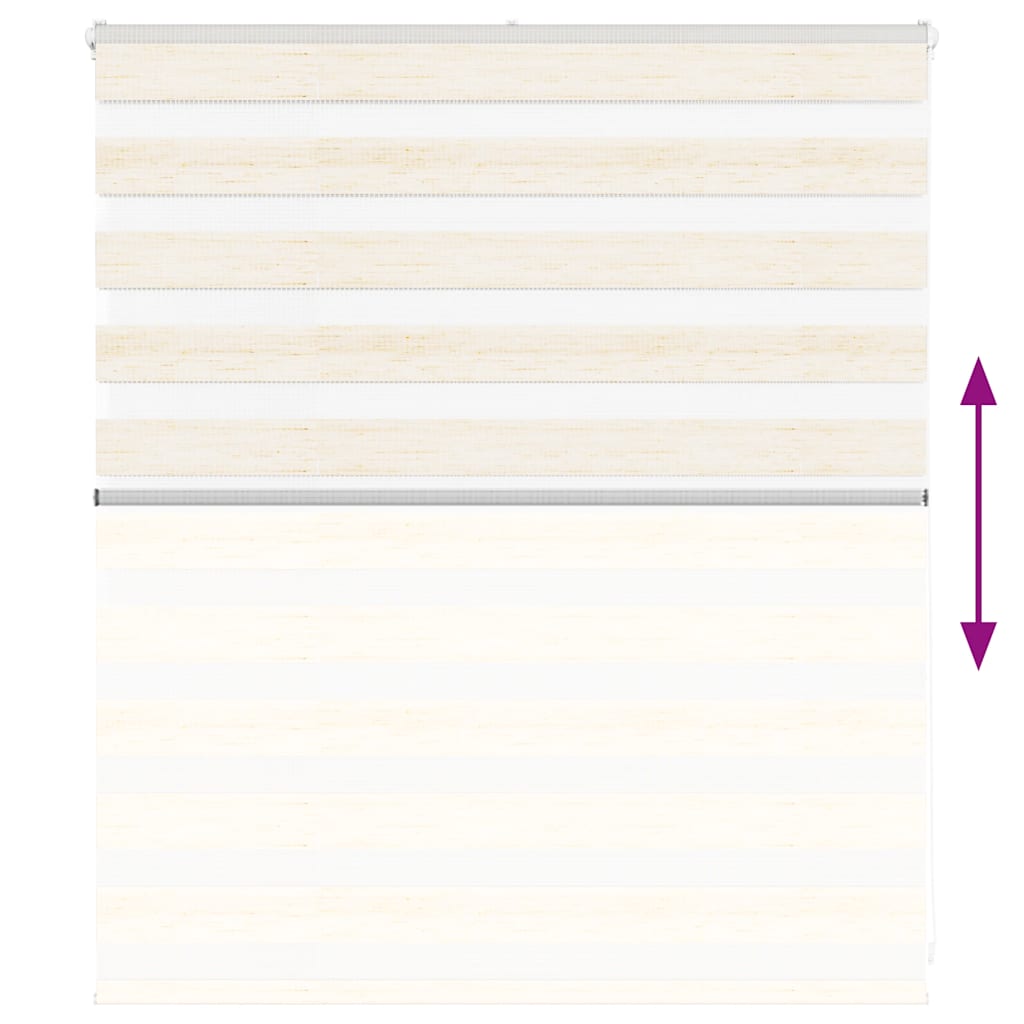 Doppelrollo Marmorbeige 125x100cm Stoffbreite 120,9 cm Polyester