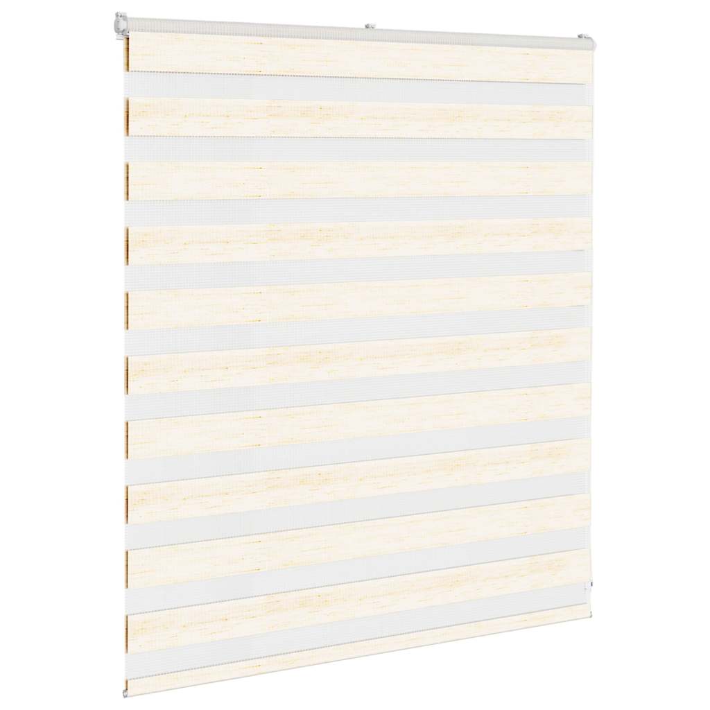 Doppelrollo Marmorbeige 135x100cm Stoffbreite 130,9 cm Polyester