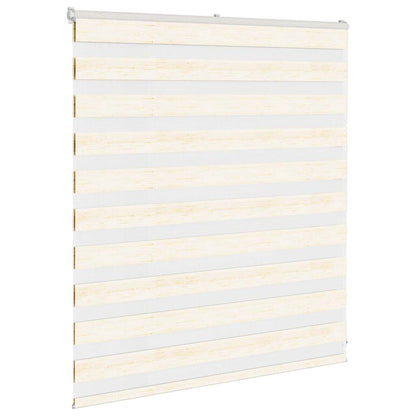 Doppelrollo Marmorbeige 135x100cm Stoffbreite 130,9 cm Polyester