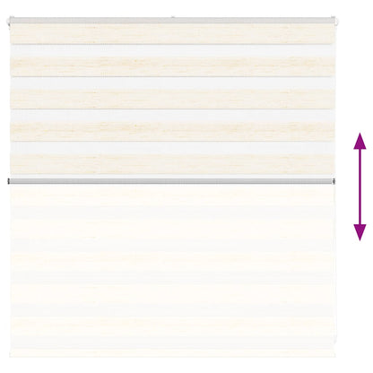 Doppelrollo Marmorbeige 140x100cm Stoffbreite 135,9 cm Polyester