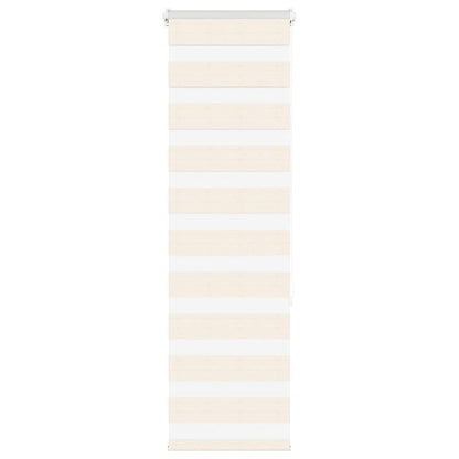 Doppelrollo Marmorbeige 40x150 cm Stoffbreite 35,9 cm Polyester