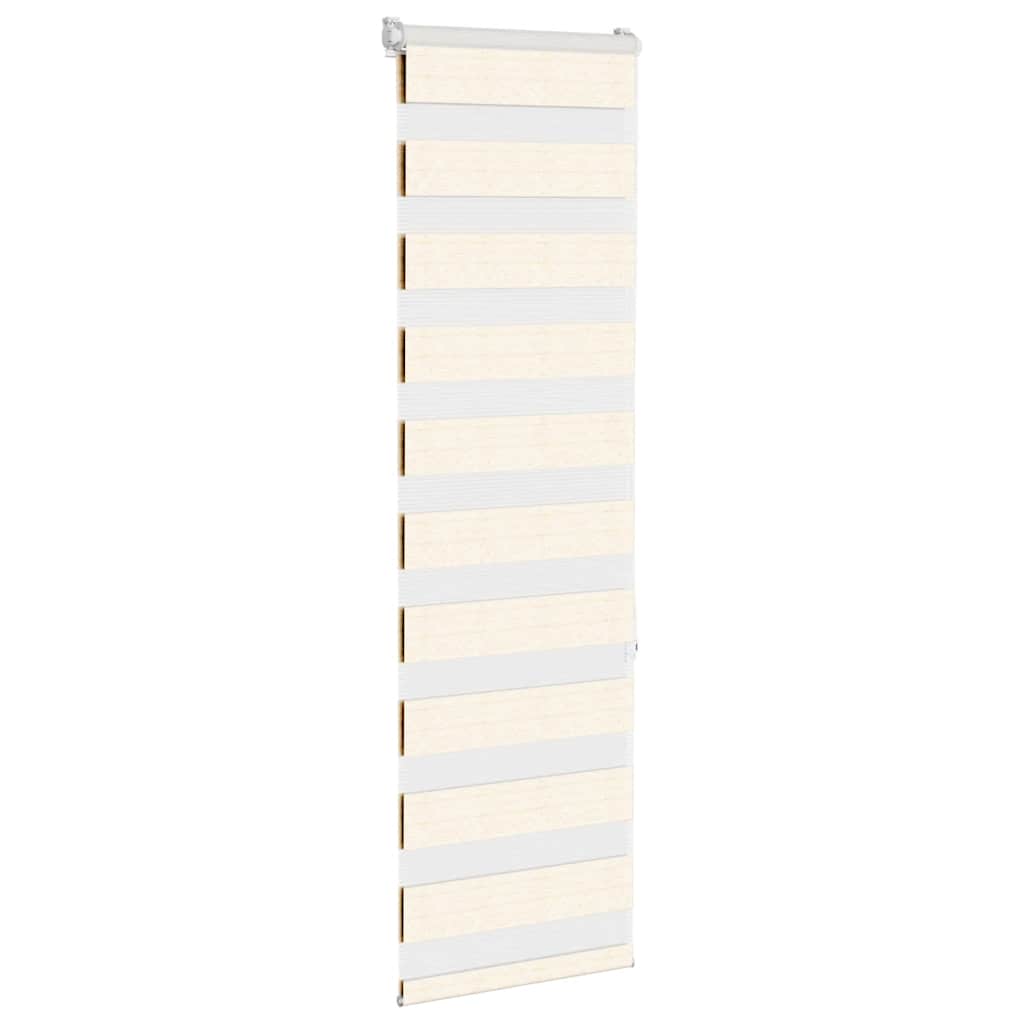 Doppelrollo Marmorbeige 40x150 cm Stoffbreite 35,9 cm Polyester