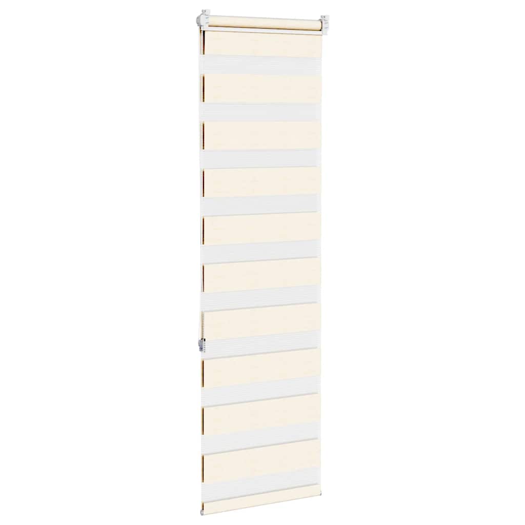 Doppelrollo Marmorbeige 45x150 cm Stoffbreite 40,9 cm Polyester