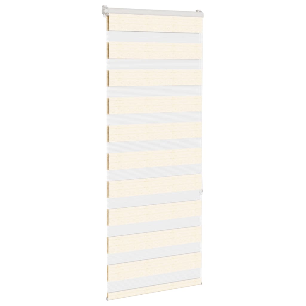 Doppelrollo Marmorbeige 55x150 cm Stoffbreite 50,9 cm Polyester