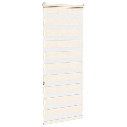 Doppelrollo Marmorbeige 55x150 cm Stoffbreite 50,9 cm Polyester
