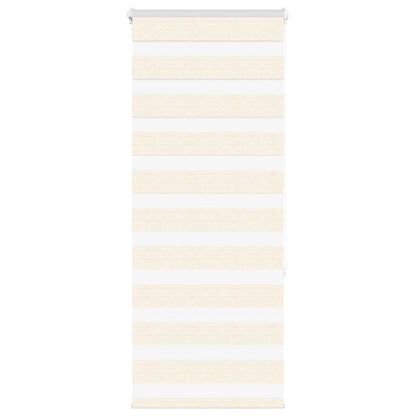 Doppelrollo Marmorbeige 60x150 cm Stoffbreite 55,9 cm Polyester