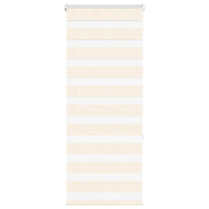 Doppelrollo Marmorbeige 65x150 cm Stoffbreite 60,9 cm Polyester
