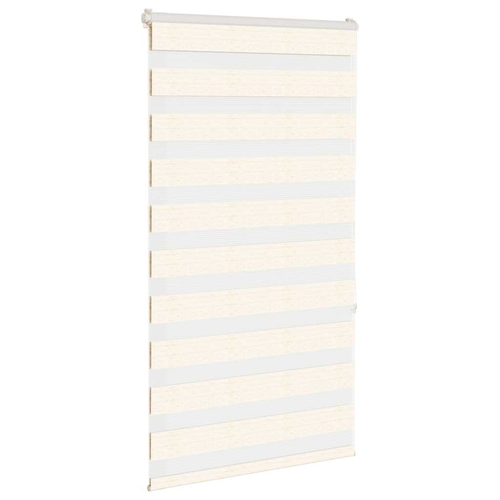 Doppelrollo Marmorbeige 80x150 cm Stoffbreite 75,9 cm Polyester