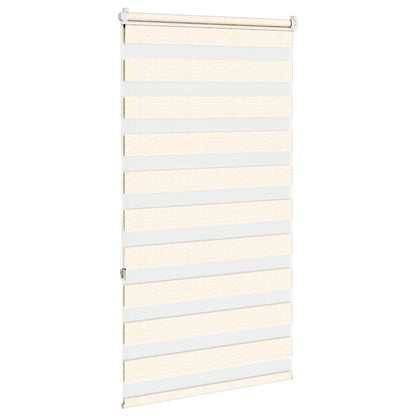 Doppelrollo Marmorbeige 80x150 cm Stoffbreite 75,9 cm Polyester