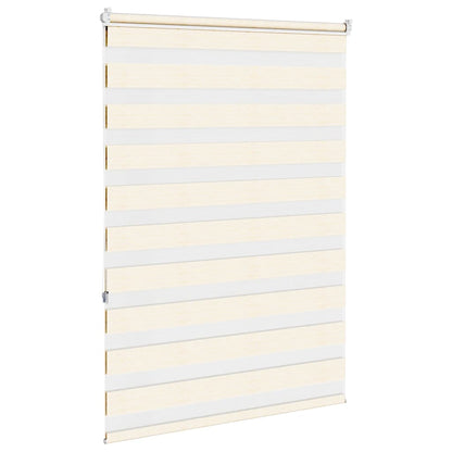 Doppelrollo Marmorbeige 95x150 cm Stoffbreite 90,9 cm Polyester