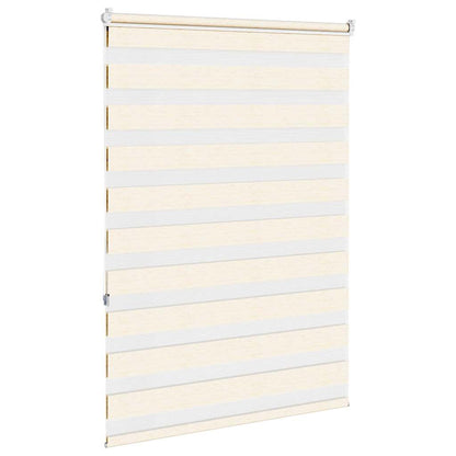 Doppelrollo Marmorbeige 100x150 cm Stoffbreite 95,9 cm Polyester