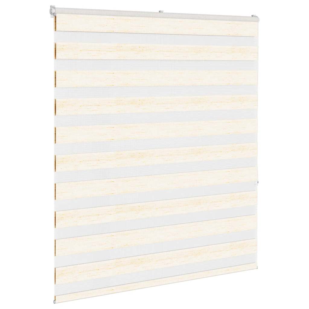 Doppelrollo Marmorbeige 130x150cm Stoffbreite 125,9 cm Polyester