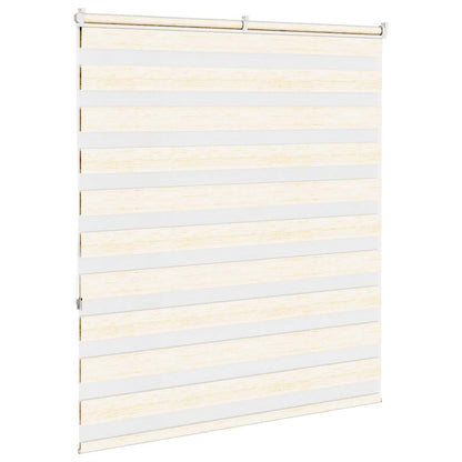 Doppelrollo Marmorbeige 130x150cm Stoffbreite 125,9 cm Polyester