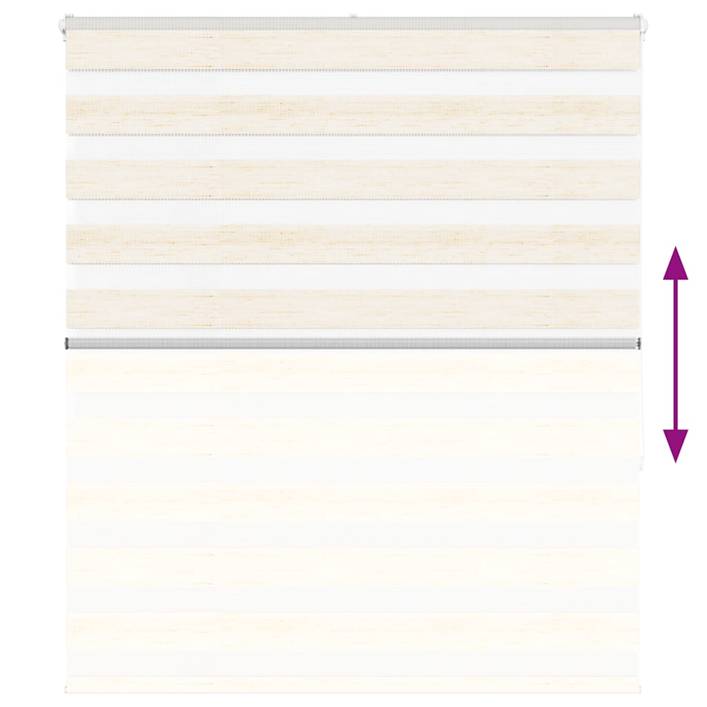 Doppelrollo Marmorbeige 135x150cm Stoffbreite 130,9 cm Polyester