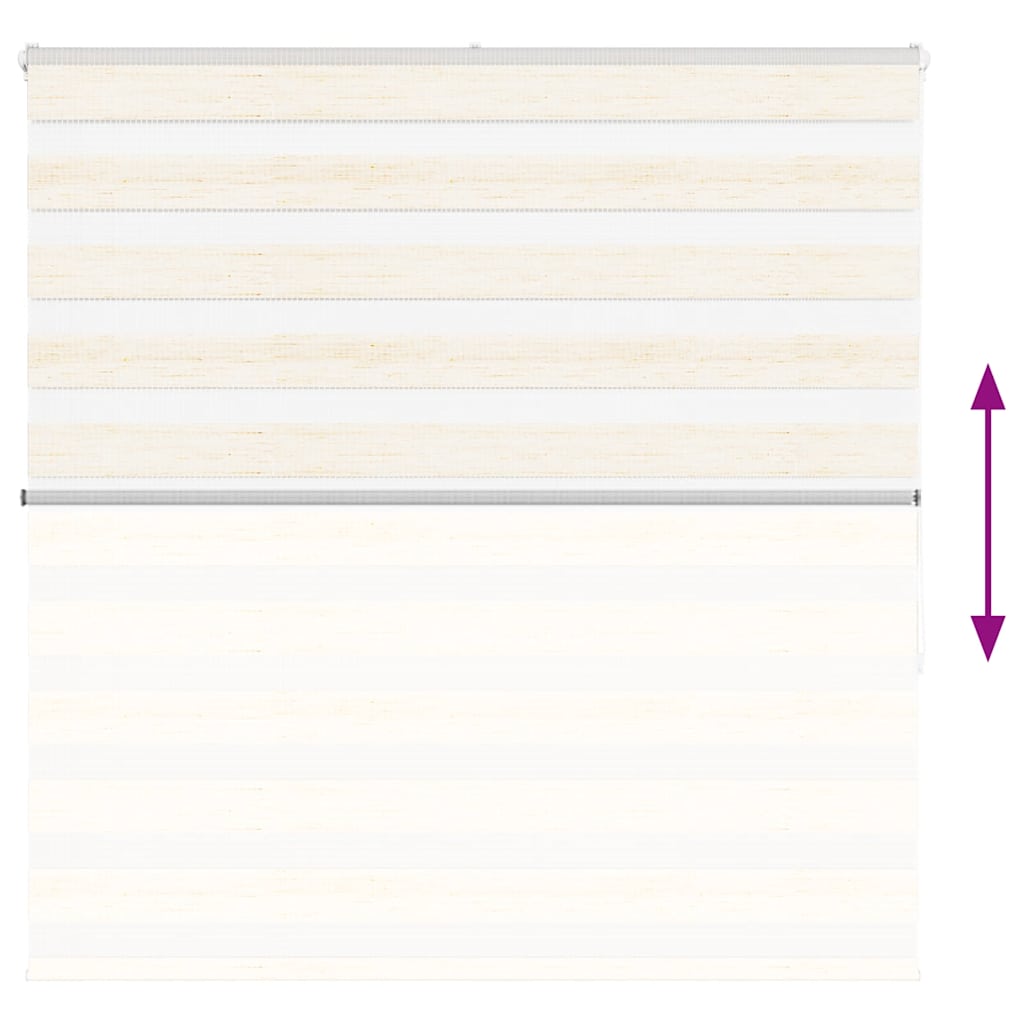 Doppelrollo Marmorbeige 140x150cm Stoffbreite 135,9 cm Polyester