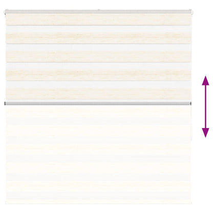 Doppelrollo Marmorbeige 140x150cm Stoffbreite 135,9 cm Polyester
