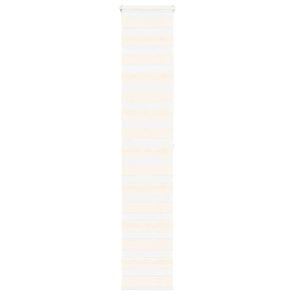 Doppelrollo Marmorbeige 45x200 cm Stoffbreite 40,9 cm Polyester
