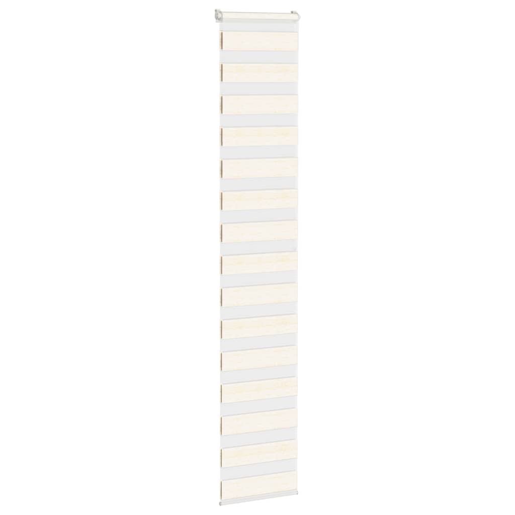 Doppelrollo Marmorbeige 45x200 cm Stoffbreite 40,9 cm Polyester