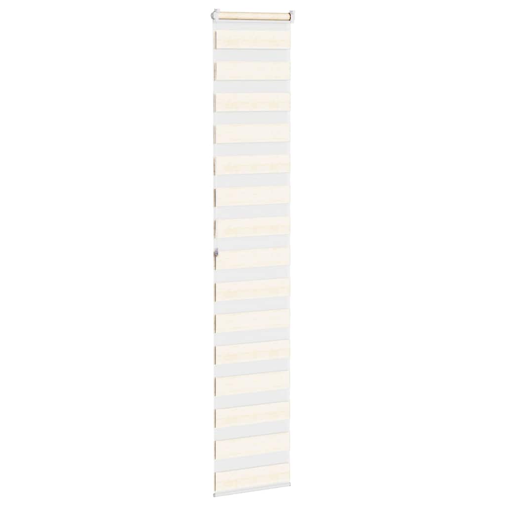 Doppelrollo Marmorbeige 45x200 cm Stoffbreite 40,9 cm Polyester
