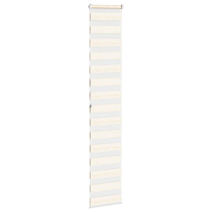 Doppelrollo Marmorbeige 45x200 cm Stoffbreite 40,9 cm Polyester