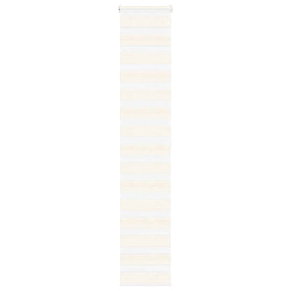Doppelrollo Marmorbeige 50x200 cm Stoffbreite 45,9 cm Polyester