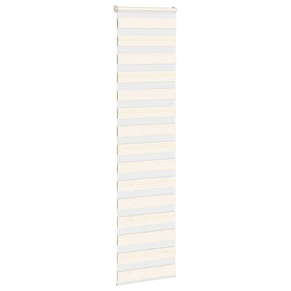 Doppelrollo Marmorbeige 55x200 cm Stoffbreite 50,9 cm Polyester