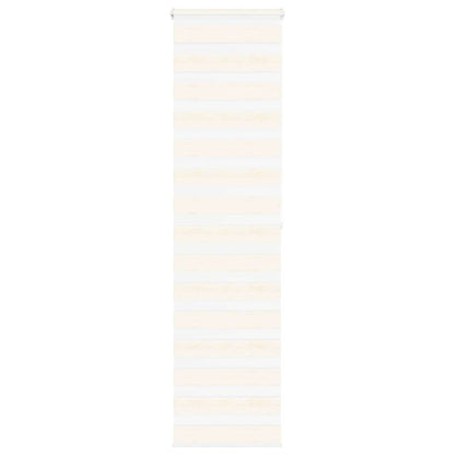 Doppelrollo Marmorbeige 60x200 cm Stoffbreite 55,9 cm Polyester