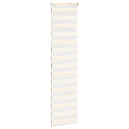 Doppelrollo Marmorbeige 60x200 cm Stoffbreite 55,9 cm Polyester
