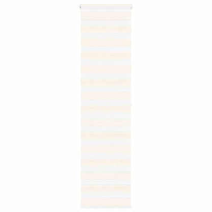 Doppelrollo Marmorbeige 65x200 cm Stoffbreite 60,9 cm Polyester