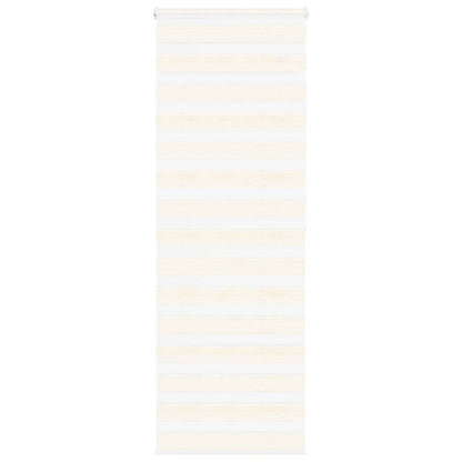 Doppelrollo Marmorbeige 70x200 cm Stoffbreite 65,9 cm Polyester