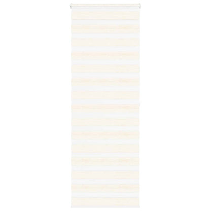Doppelrollo Marmorbeige 75x200 cm Stoffbreite 70,9 cm Polyester